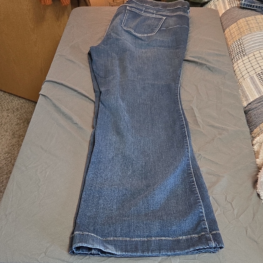 Torrid Blue Flare Wide Leg Jeans 22R